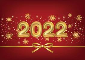 2022 new year background art design vector