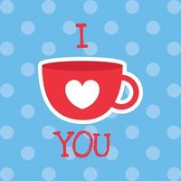 valentine seamless pattern design background coffee cup vector