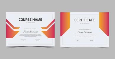 Professional diploma certificate template,Certificate of Appreciation template, certificate of achievement, awards diploma template vector