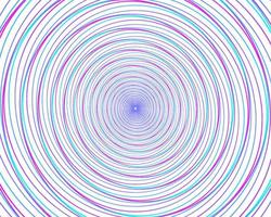 elemento de diseño de arco iris espiral abstracto sobre fondo blanco de líneas de torsión. ilustración vectorial eps 10 proporción áurea proporciones tradicionales icono de vector espiral de fibonacci. para tarjetas de visita elegantes
