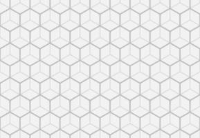 Seamless pattern of gray cubes. Endless black and white cubic background. Cube pattern. Abstract decoration. vector