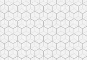 Seamless pattern of gray cubes. Endless black and white cubic background. Cube pattern. Abstract decoration. vector