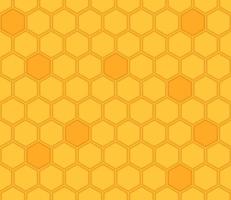 Fondo de colmena amarillo, naranja. panal, patrón de celdas de colmena de abejas. formas de miel de abeja. vector símbolo geométrico textura fluida. hexágono, trama hexagonal, signo de celda de mosaico o icono. color de gradación.