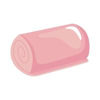 rolled towel icon vector