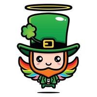 Saint patrick day cartoon character leprechaun vector