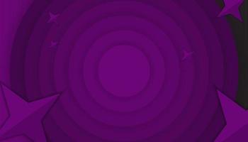 Purple star with round inside vector. Trendy gradient shapes composition. vector
