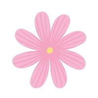 pink cute flower vector