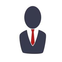 Businessman with necktie vector