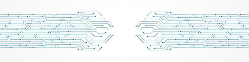Abstract Technology Background, circuit board pattern, microchip, power line vector
