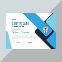 Certificate template awards diploma background vector