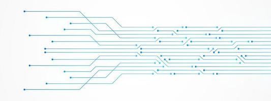 fondo de tecnología abstracta, patrón de placa de circuito, microchip, línea eléctrica vector