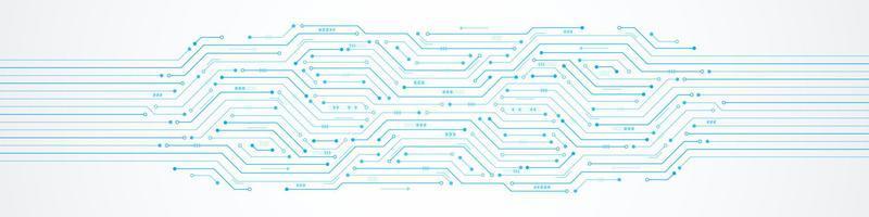 fondo de tecnología abstracta, patrón de placa de circuito, microchip, línea eléctrica vector