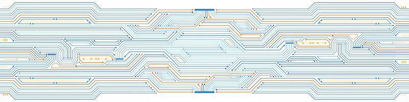 Abstract Technology Background, circuit board pattern, microchip, power line vector