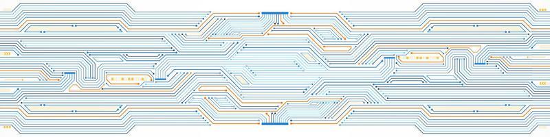 Abstract Technology Background, circuit board pattern, microchip, power line