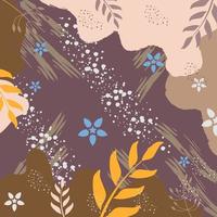 Pañuelo de seda con diseño de patrón abstracto con estilo floral. diseño útil para hijab, pañuelo, bandana, tela, moda, chal, papel tapiz, funda de cama, etc. vector