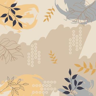 Silk scarf abstract pattern design with floral style. Design useful for hijab, kerchief, bandana, fabric, fashion, shawl, wallpaper, bed cover, etc.