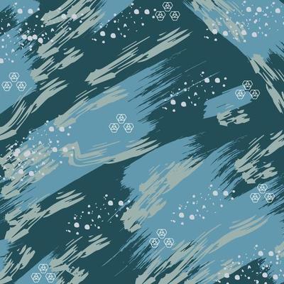 Silk scarf abstract pattern design with abstract style. Design useful for hijab, kerchief, bandana, fabric, fashion, shawl, wallpaper, bed cover, etc.