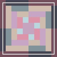 Silk scarf abstract pattern design with geometric style. Design useful for hijab, kerchief, bandana, fabric, fashion, shawl, wallpaper, bed cover, etc. vector