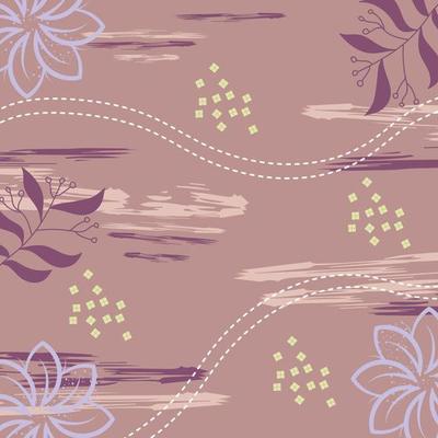 Silk scarf abstract pattern design with floral style. Design useful for hijab, kerchief, bandana, fabric, fashion, shawl, wallpaper, bed cover, etc.