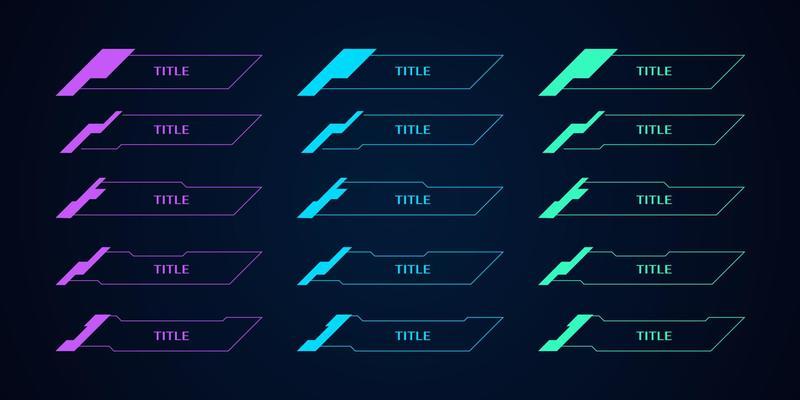 Call outs titles. Call out bar labels, information call box bars and modern digital info. Tech digital info boxes templates. Futuristic set advertising communication. Vector illustration