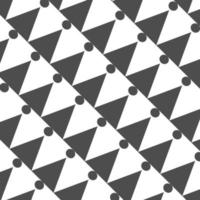Black colored triangular pattern design. vector