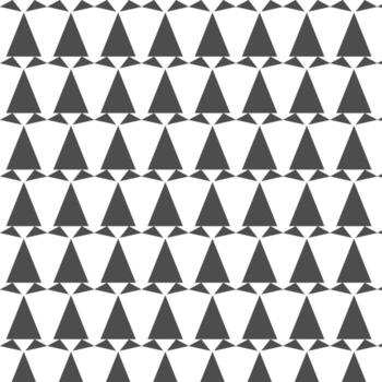 diseño de patrón triangular de color negro. vector