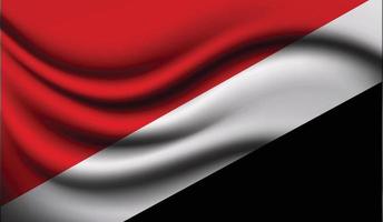 Sealand Realistic waving Flag Design vector