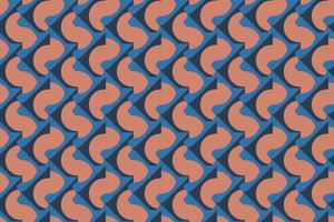 Vector seamless pattern, abstract texture background, repeating tiles, three colors