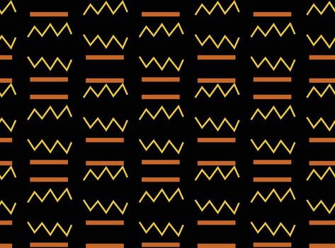 Vector seamless pattern, abstract texture background, repeating tiles, three colors