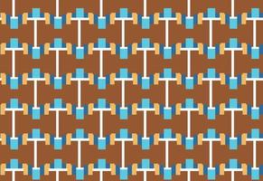Vector seamless pattern, abstract texture background, repeating tiles, five colors