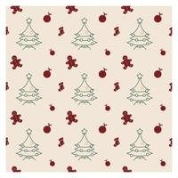 Christmas seamless pattern background Christmas wallpaper vector