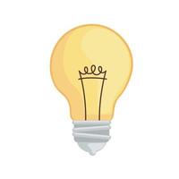 Light bulb icon vector