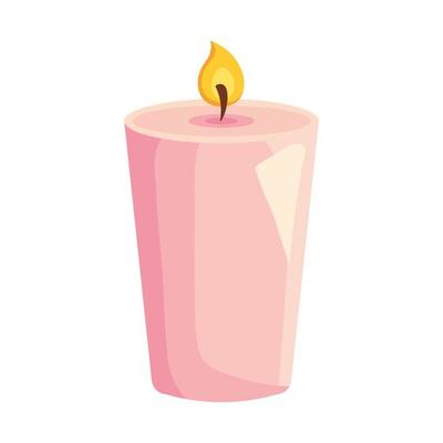 Valentine Candles Clip Art Digital Candle Graphics in Pink and