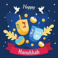 Happy Hanukah Concept vector
