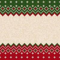 Ugly Sweater Texture Seamless Background vector