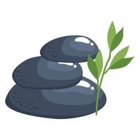 stones stack icon vector