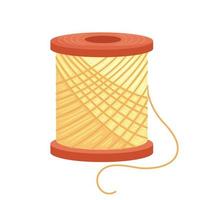Yellow sewing thread