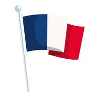 French flag icon vector