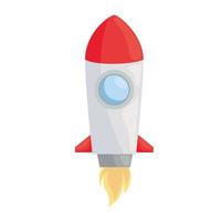 Isolated rocket icon vector