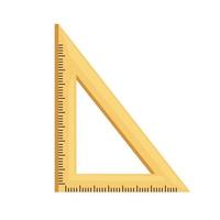 triángulo de regla geométrica