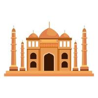 Indian taj mahal vector