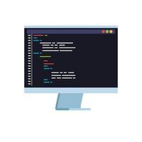 programación de desarrollo en computadora vector