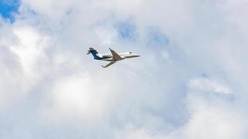 Goiania, Goias, Brazil, 2019 -White and blue plane photo