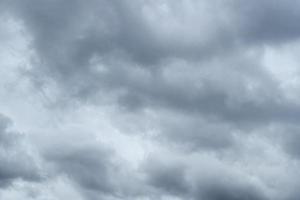 Cloudy gloomy sky background. photo