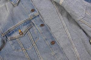 Denim material close up top view jeans material photo