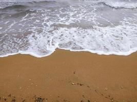 waves and sand photo