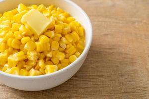 Butter corn or Sweet corn photo