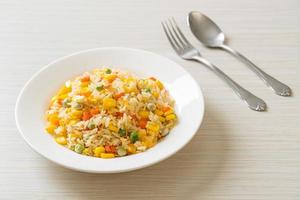 fried rice with mixed vegetable