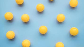 hermosa composición deportiva con elementos de ping pong foto