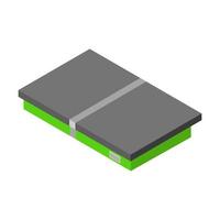 Isometric box on white background vector